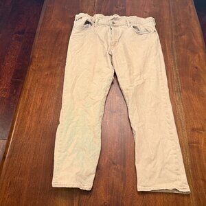 40x30 Kahki Polo Ralph Lauren Hampton Relaxed Straight Jean